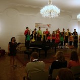Komorní pěvecký sbor Gymnázia Orlová; sbormistryně Petra Rašíková