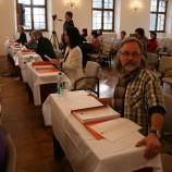 Odborná porota (zpava): Jiří Slovík, Markéta Džuneva, Štefan Sedlický, Petra Rašíková, Marek Vorlíček